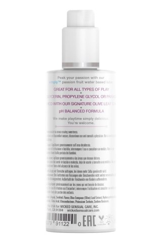 WICKED SIMPLY LUBRICANT PASSION FRUIT 70ML Wicked Sensual Care