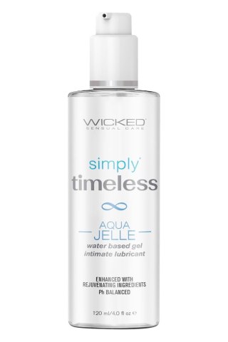 WICKED SIMPLY TIMELESS AQUA JELLE LUBRICANT 120ML Wicked Sensual Care