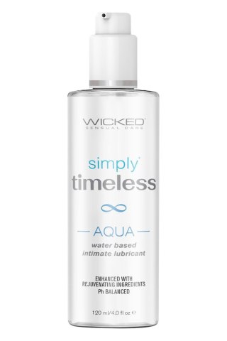 WICKED SIMPLY TIMELESS AQUA LUBRICANT 120ML Wicked Sensual Care