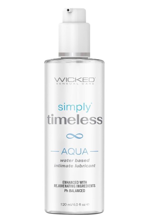 WICKED SIMPLY TIMELESS AQUA LUBRICANT 120ML Wicked Sensual Care WICKED SIMPLY TIMELESS AQUA LUBRICANT 120ML Wicked Sensual Care