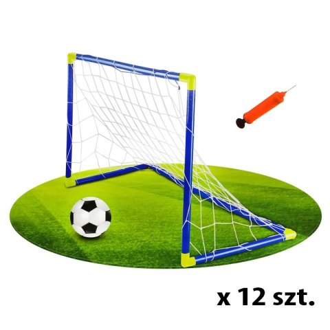 WOOPIE Bramka piłkarska z piłką i pompką Football Sport 12 SZT. Woopie WOOPIE Bramka piłkarska z piłką i pompką Football Sport 12 SZT. Woopie