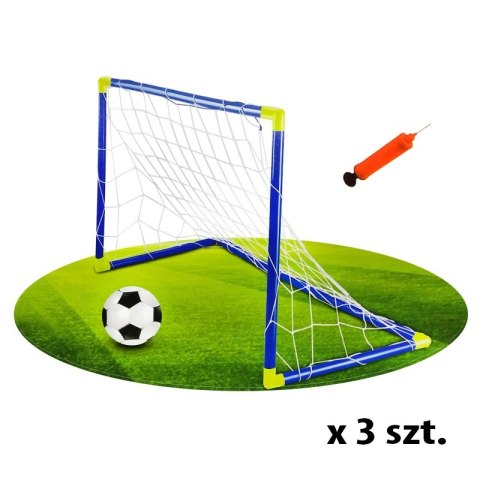 WOOPIE Bramka piłkarska z piłką i pompką Football Sport 3 SZT. Woopie WOOPIE Bramka piłkarska z piłką i pompką Football Sport 3 SZT. Woopie