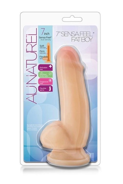 AU NATUREL 7INCH SENSA FEEL FAT BOY Blush AU NATUREL 7INCH SENSA FEEL FAT BOY Blush