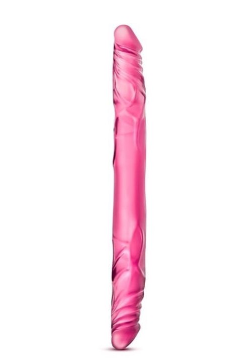 B YOURS 14INCH DOUBLE DILDO PINK Blush