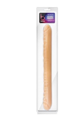 B YOURS 18INCH DOUBLE DILDO BEIGE Blush
