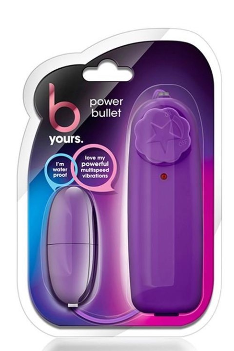 B YOURS POWER BULLET PURPLE Blush B YOURS POWER BULLET PURPLE Blush