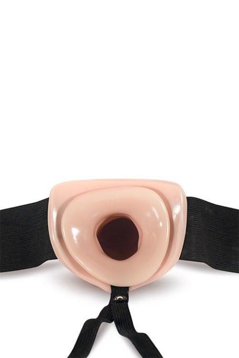 DR. SKIN 6INCH HOLLOW STRAP ON VANILLA Blush DR. SKIN 6INCH HOLLOW STRAP ON VANILLA Blush
