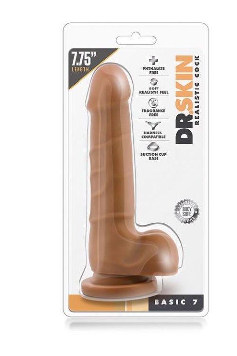 DR. SKIN REALISTIC COCK BASIC 7 MOCHA Blush DR. SKIN REALISTIC COCK BASIC 7 MOCHA Blush