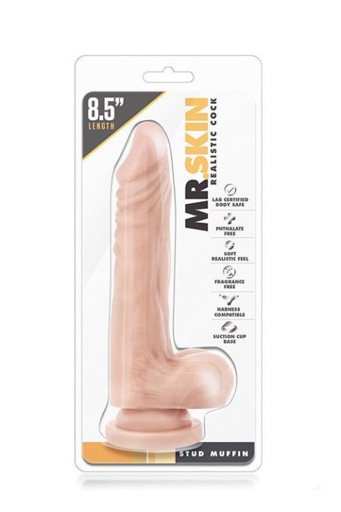 DR. SKIN REALISTIC COCK STUD MUFFIN Blush DR. SKIN REALISTIC COCK STUD MUFFIN Blush