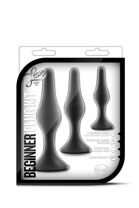 LUXE BEGINNER PLUG KIT, BLACK Blush LUXE BEGINNER PLUG KIT, BLACK Blush
