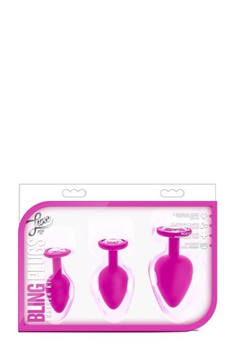 LUXE BLING PLUGS TRAINING KIT PINK Blush LUXE BLING PLUGS TRAINING KIT PINK Blush