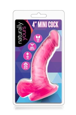 NATURALLY YOURS 4INCH MINI COCK PINK Blush