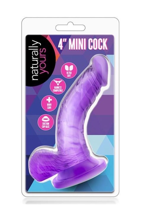 NATURALLY YOURS 4INCH MINI COCK PURPLE Blush NATURALLY YOURS 4INCH MINI COCK PURPLE Blush