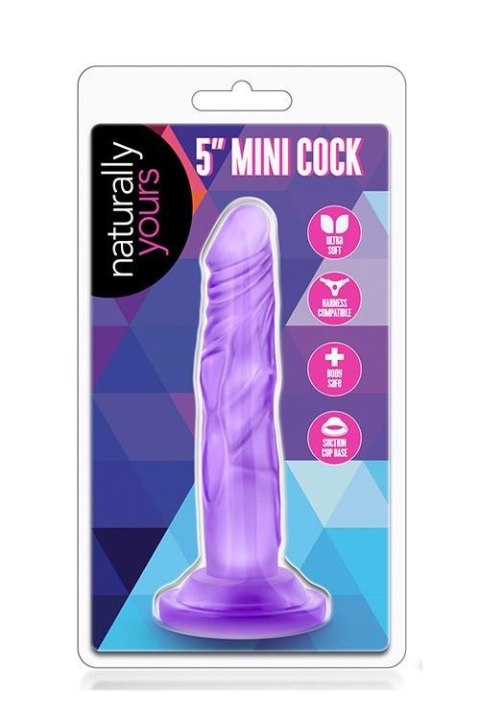 NATURALLY YOURS 5INCH MINI COCK PURPLE Blush NATURALLY YOURS 5INCH MINI COCK PURPLE Blush