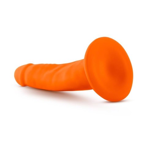 NEO 6INCH DUAL DENSITY COCK NEON ORANGE Blush NEO 6INCH DUAL DENSITY COCK NEON ORANGE Blush