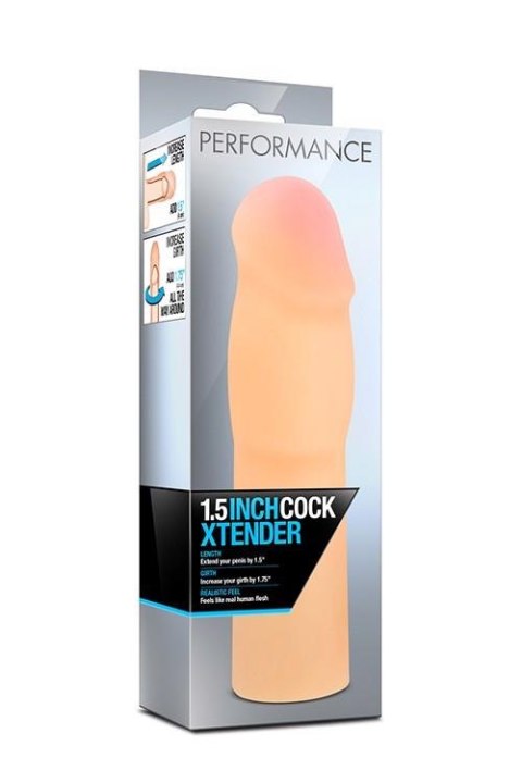 PERFORMANCE 1.5INCH COCK XTENDER BEIGE Blush PERFORMANCE 1.5INCH COCK XTENDER BEIGE Blush