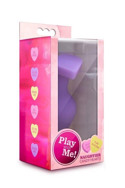 PLAY WITH ME CANDY HEART FUCK ME PURPLE Blush PLAY WITH ME CANDY HEART FUCK ME PURPLE Blush
