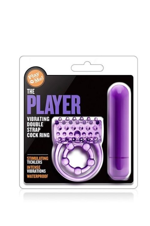 PLAY WITH ME THE PLAYER DOUBLE COCKRING Blush PLAY WITH ME THE PLAYER DOUBLE COCKRING Blush