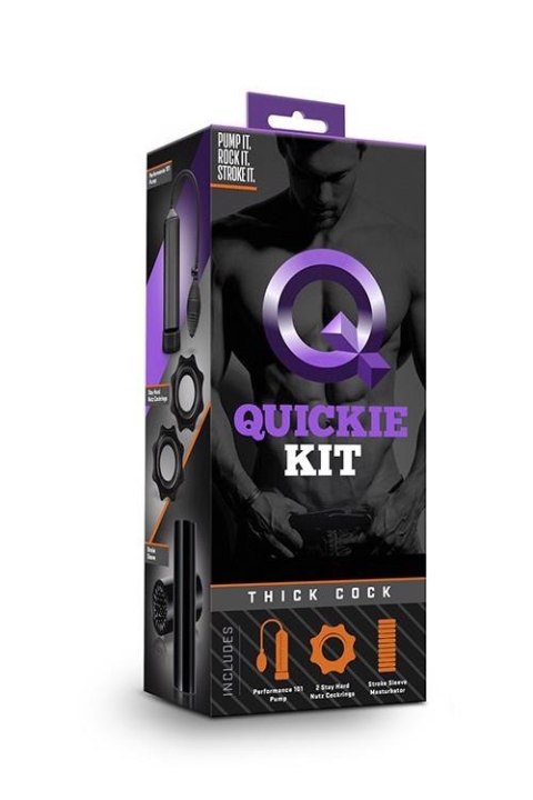 QUICKIE KIT THICK COCK BLACK Blush QUICKIE KIT THICK COCK BLACK Blush