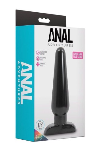 ANAL ADVENTURES BASIC ANAL PLUG LARGE Blush