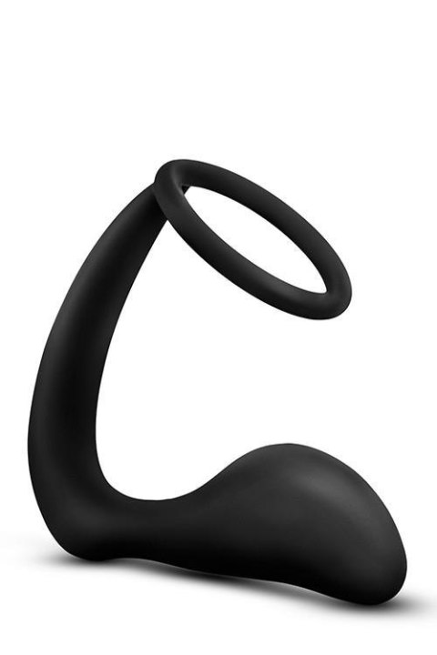 ANAL ADVENTURES COCK RING PLUG BLACK Blush ANAL ADVENTURES COCK RING PLUG BLACK Blush