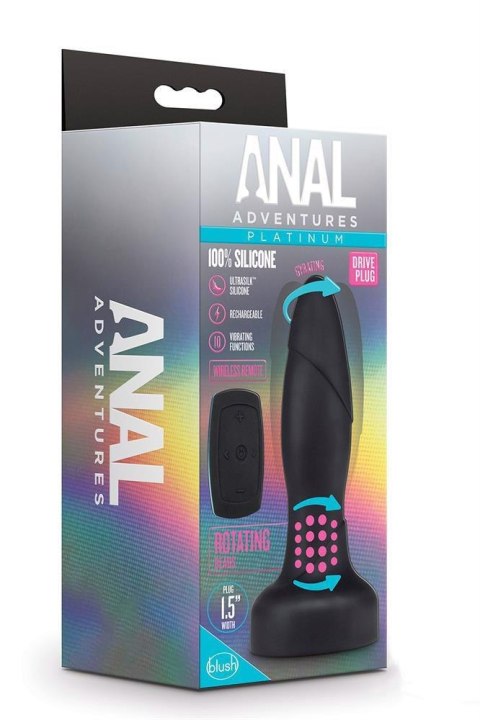 ANAL ADVENTURES PLATINUM DRIVE PLUG Blush ANAL ADVENTURES PLATINUM DRIVE PLUG Blush