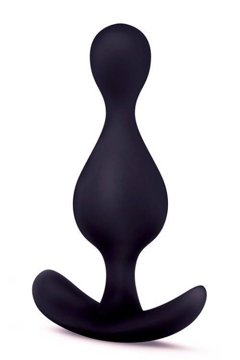 ANAL ADVENTURES PLATINUM WAVE PLUG BLACK Blush ANAL ADVENTURES PLATINUM WAVE PLUG BLACK Blush