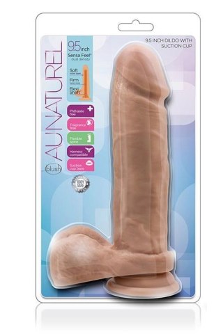 AU NATUREL 9.5INCH DILDO MOCHA Blush
