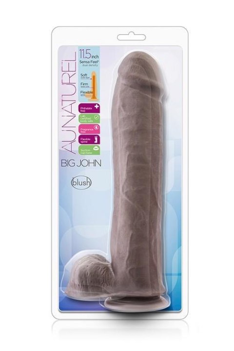 AU NATUREL BIG JOHN 11.5INCH DILDO Blush AU NATUREL BIG JOHN 11.5INCH DILDO Blush
