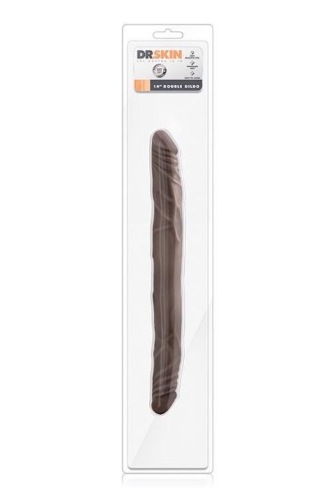 DR SKIN 14INCH DOUBLE DILDO CHOCOLATE Blush DR SKIN 14INCH DOUBLE DILDO CHOCOLATE Blush