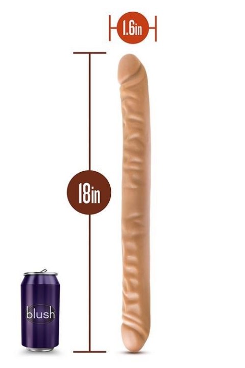 DR SKIN 18INCH DOUBLE DILDO MOCHA Blush DR SKIN 18INCH DOUBLE DILDO MOCHA Blush