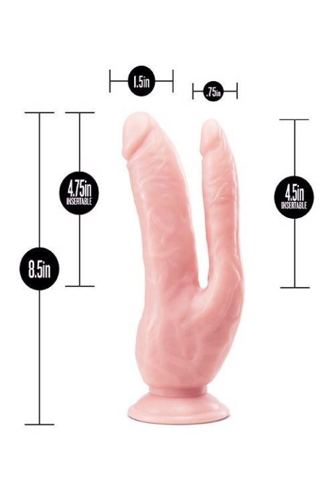 DR. SKIN 8INCH DP COCK FLESH Blush DR. SKIN 8INCH DP COCK FLESH Blush