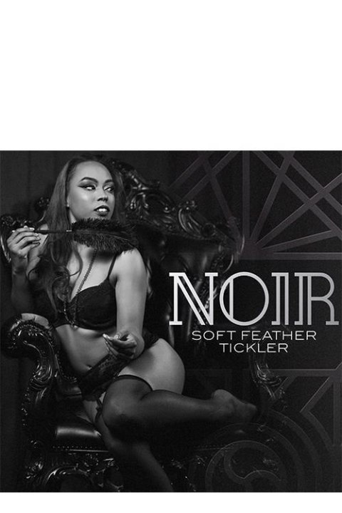 NOIR SOFT FEATHER TICKLER BLACK Blush NOIR SOFT FEATHER TICKLER BLACK Blush