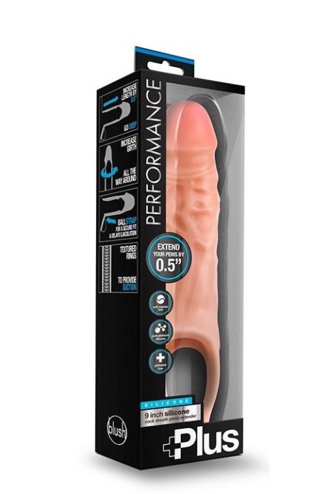PERFORMANCE PLUS 9INCH PENIS EXTENDER Blush