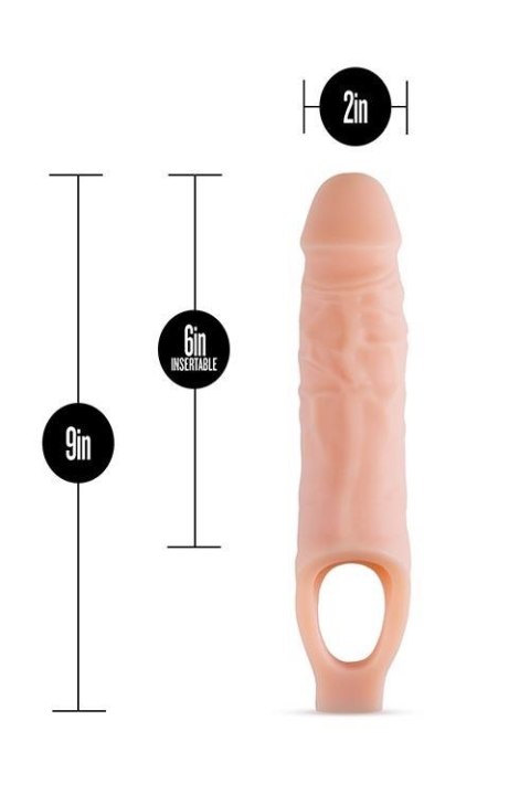 PERFORMANCE PLUS 9INCH PENIS EXTENDER Blush