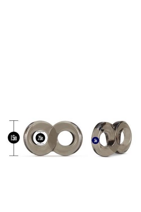 STAY HARD COCK RING AND BALL STRAP BLACK Blush STAY HARD COCK RING AND BALL STRAP BLACK Blush