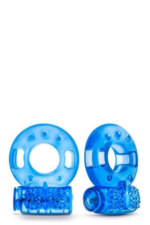 STAY HARD VIBRATING COCK RINGS 2PACK Blush STAY HARD VIBRATING COCK RINGS 2PACK Blush