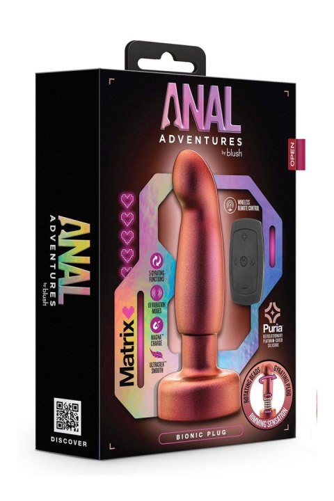 ANAL ADVENTURES MATRIX BIONIC PLUG COSMIC COPPER Blush ANAL ADVENTURES MATRIX BIONIC PLUG COSMIC COPPER Blush