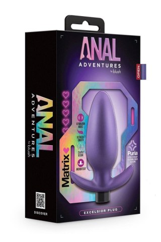 ANAL ADVENTURES MATRIX EXCELSIOR PLUG ASTRO VIOLET Blush