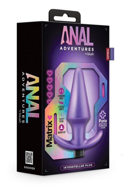 ANAL ADVENTURES MATRIX INTERSTELLAR PLUG ASTRO VIOLET Blush ANAL ADVENTURES MATRIX INTERSTELLAR PLUG ASTRO VIOLET Blush