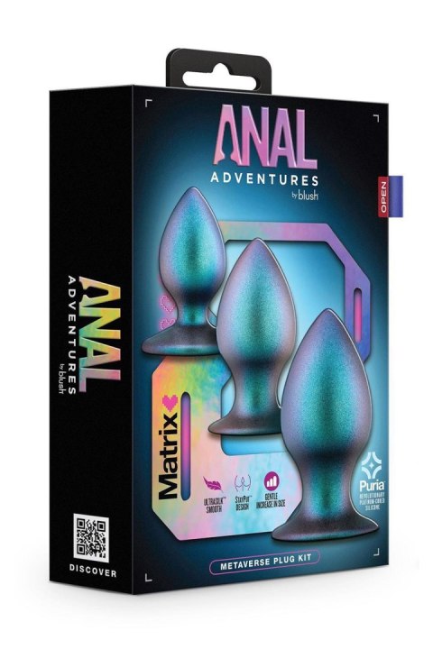 ANAL ADVENTURES MATRIX METAVERSE PLUG KIT DARK MILLENIA Blush ANAL ADVENTURES MATRIX METAVERSE PLUG KIT DARK MILLENIA Blush