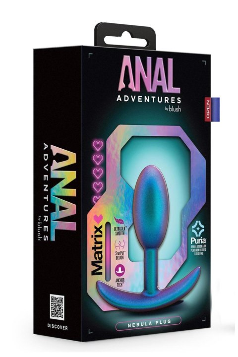ANAL ADVENTURES MATRIX NEBULA PLUG LUNAR BLUE Blush ANAL ADVENTURES MATRIX NEBULA PLUG LUNAR BLUE Blush