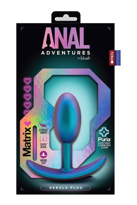 ANAL ADVENTURES MATRIX NEBULA PLUG LUNAR BLUE Blush ANAL ADVENTURES MATRIX NEBULA PLUG LUNAR BLUE Blush