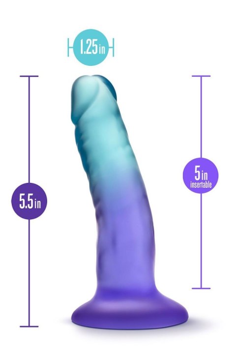 B YOURS MORNING DEW 5 INCH DILDO SAPPHIRE Blush B YOURS MORNING DEW 5 INCH DILDO SAPPHIRE Blush
