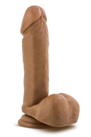 DR. SKIN DR. WILLIAM 8 INCH DILDO WITH BALLS TAN Blush