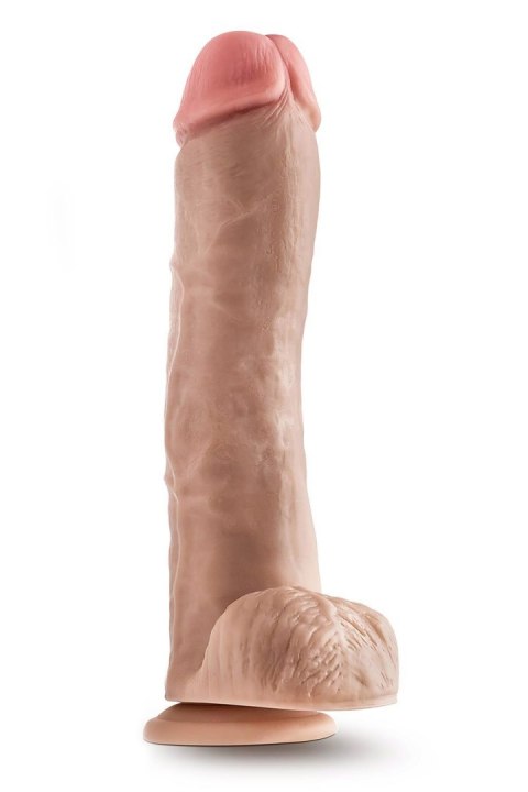 DR. SKIN MR. SAVAGE 11.5 INCH DILDO WITH BALLS BEIGE Blush DR. SKIN MR. SAVAGE 11.5 INCH DILDO WITH BALLS BEIGE Blush