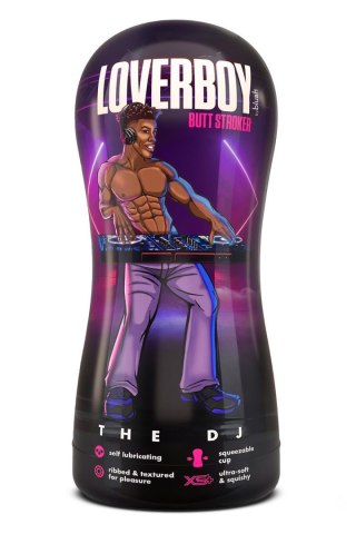 LOVERBOY THE DJ SELF LUBRICATING STROKER BROWN Blush