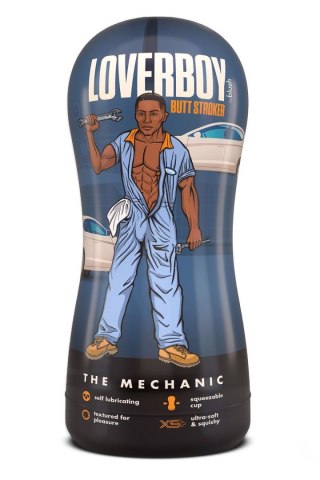 LOVERBOY THE MECHANIC SELF LUBRICATING STROKER BROWN Blush