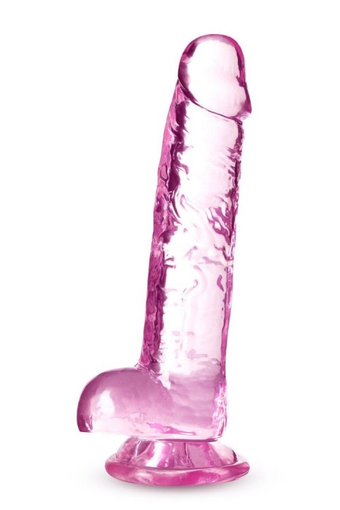 NATURALLY YOURS 7" CRYSTALLINE DILDO ROSE Blush NATURALLY YOURS 7" CRYSTALLINE DILDO ROSE Blush