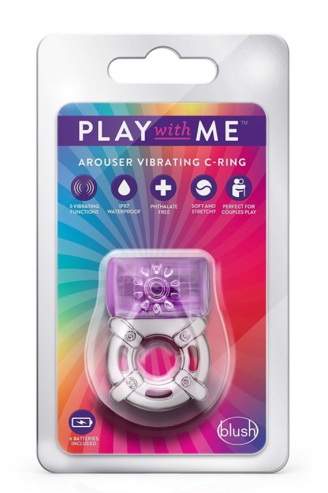 PLAY WITH ME ONE NIGHT STAND VIBRATING C-RING PURPLE Blush PLAY WITH ME ONE NIGHT STAND VIBRATING C-RING PURPLE Blush